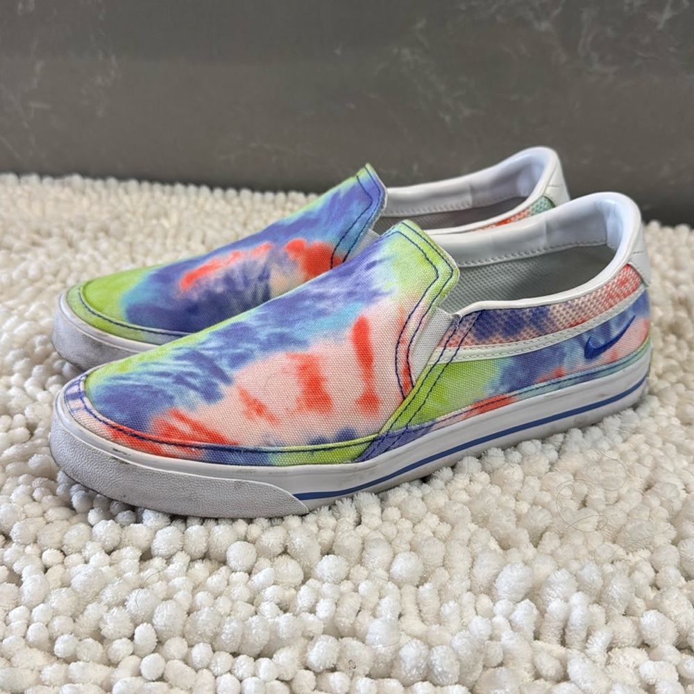 Tie Dye Nike Slip-ons